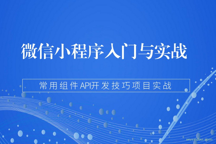 微信小程序入门与实战：常用组件API开发技巧项目实战