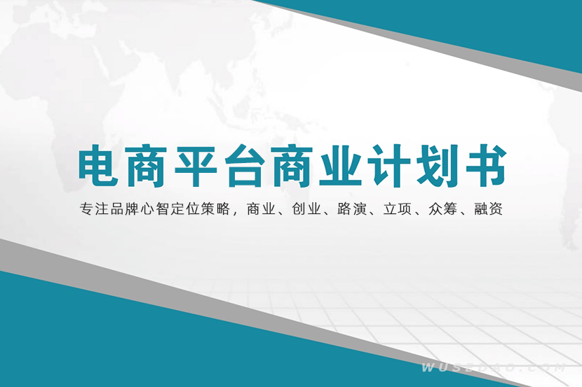 32份电商平台互联网项目商业计划书打包下载